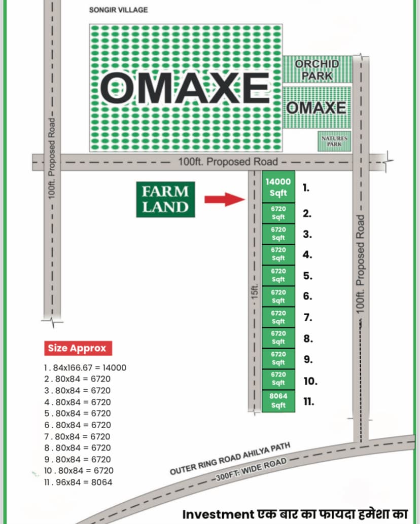 Agricultural Land for Sale in Super Corridor, Indore