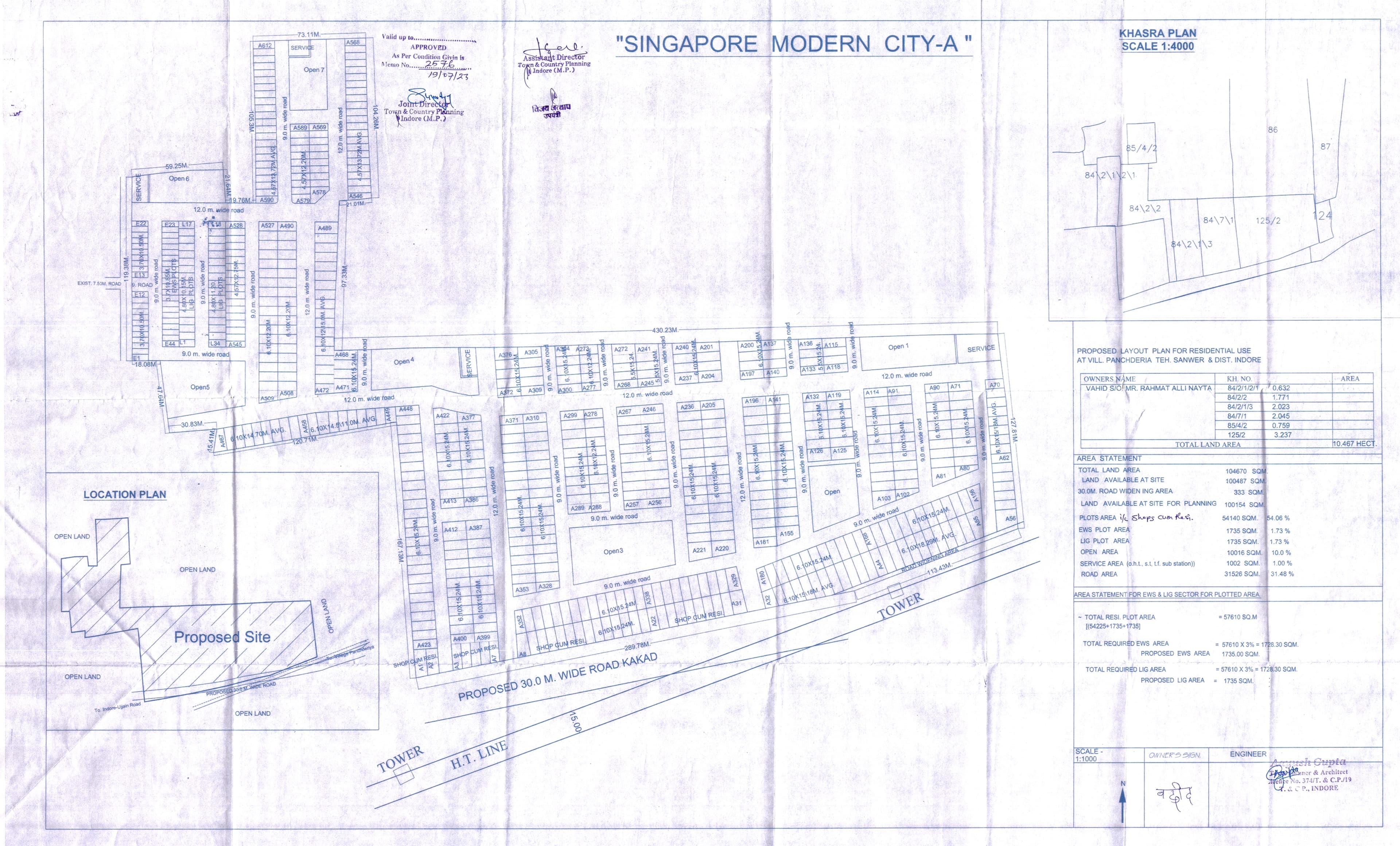 Floor Plan - SINGAPORE MODERN CITY A